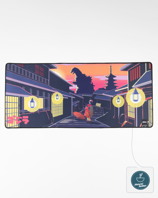 Godzilla Mousepad "Japanese Godzilla Skyline"