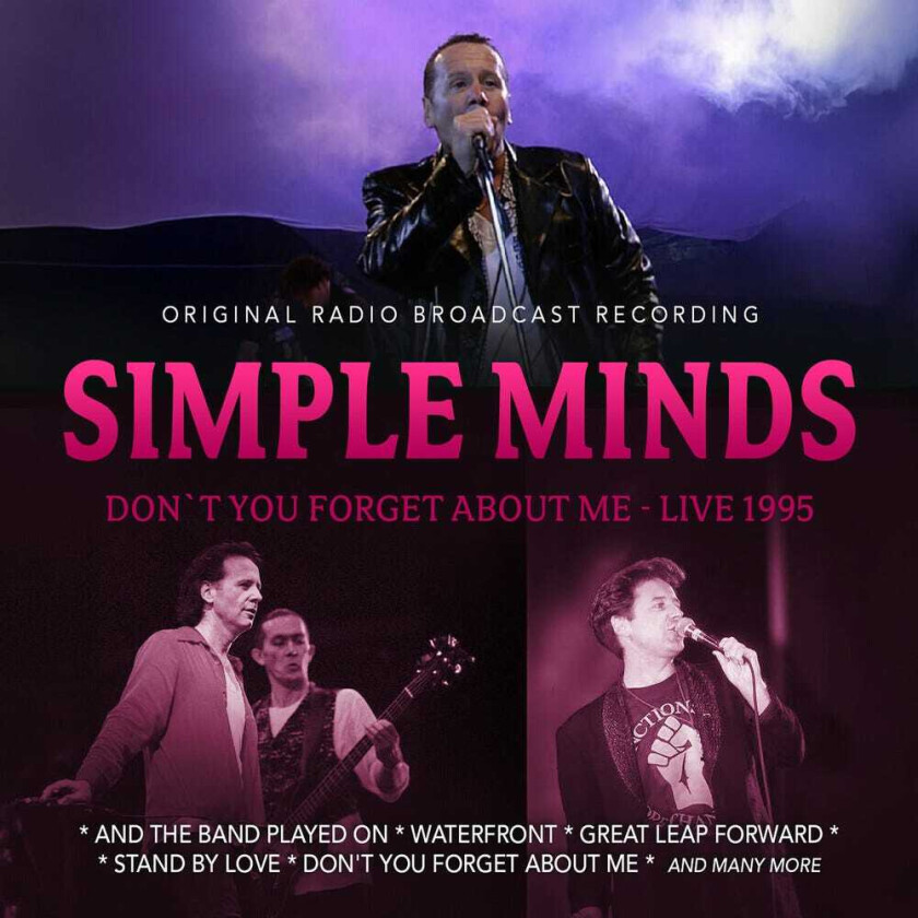 Simple Minds Don't You Forget About Me Live 1995 CD
