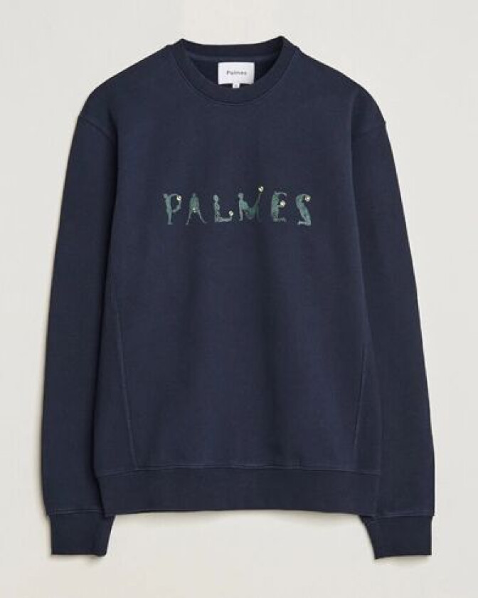 Letters Crewneck Sweatshirt Navy