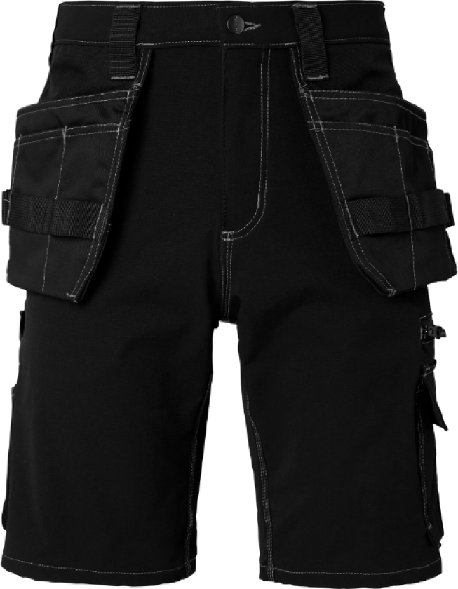 Craftsmen Shorts – 4-Way Stretch(1000881, Svart, Unisex, 1 stykke bukser, størrelse-C46)