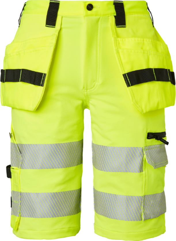 Craftsmen Shorts – 4-Way Stretch(1000885, Fluorescerende gul, Unisex, 1 stykke bukser, størrelse-C56)