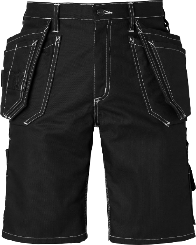 Craftsmen Shorts – Slitesterk(1000738, Svart, Unisex, 1 stykke bukser, størrelse-C48)