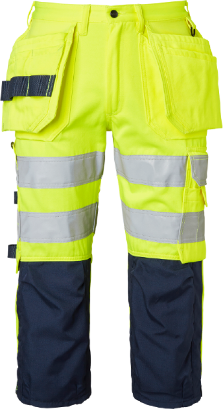 Arbeidsbukser – Cordura Armert(1000826, Fluorescerende gul/marine, Unisex, 1 stykke bukser, størrelse-C44)