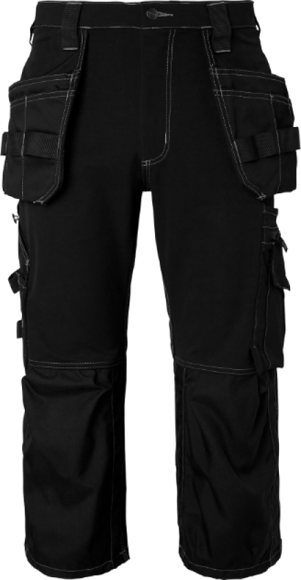 Craftsmen Trousers – 4-Way Stretch(1000880, Svart, Unisex, 1 stykke bukser, størrelse-C46)