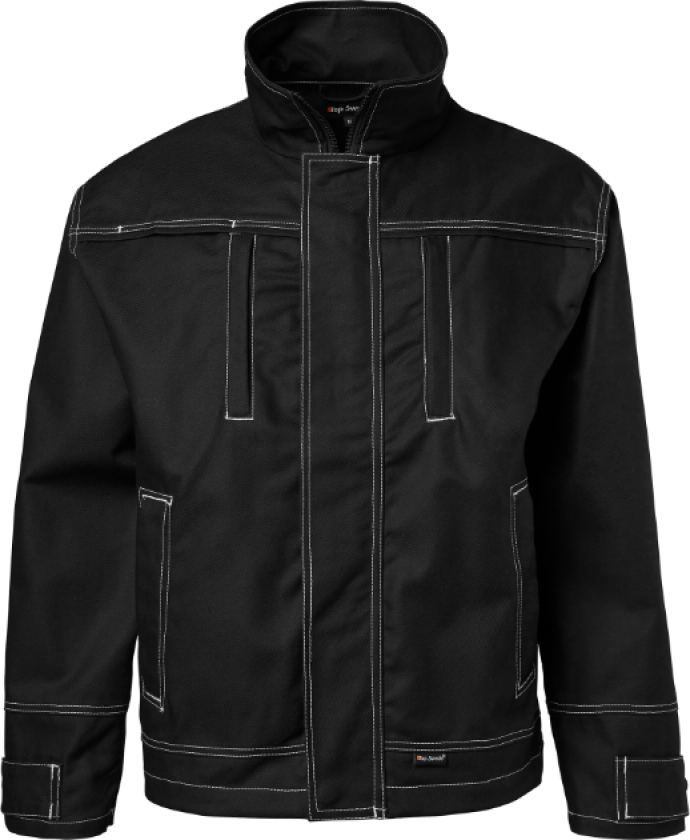 Arbeidsjakke – CORDURA Forsterket(1000910, Svart, Unisex, 1 stykke jakke, størrelse-S)