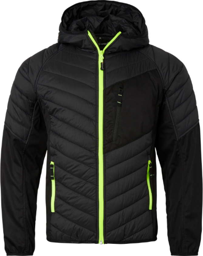 Arbeidsjakke – Lett Vekt, Stretch(1000896, Svart, Unisex, 1 stykke jakke, størrelse-XS)