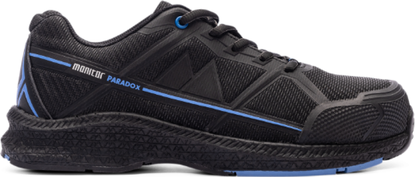 Paradox T Sikkerhetssko – Ekstrem Komfort, Høy Slitestyrke(1001197, Svart, Unisex, 1 Par, størrelse-45)