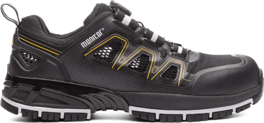 Plasma Sikkerhetssko – Høy sikkerhet, eksepsjonell komfort(1000078, Svart, Unisex, 1 Par, størrelse-36)