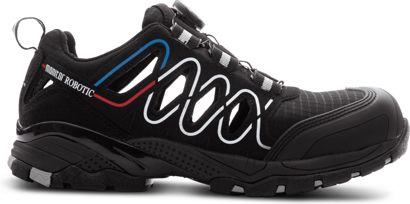 Robotic Safety Sandal – Sporty Design, Høy Komfort(1000069, Svart, Unisex, 1 Par, størrelse-39)