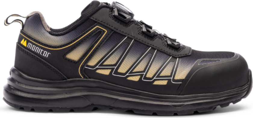 Sky Safety Shoe – Optimal Beskyttelse, Komfort(1001307, Svart, Dame, 1 Par, størrelse-42)