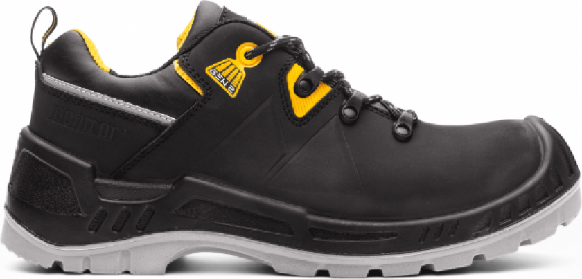 Grady Sikkerhetssko – Høy komfort, slitesterk(1000056, Svart, Unisex, 1 Par, størrelse-44)