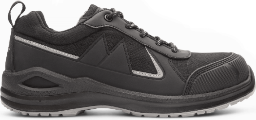 Sikkerhetssko – Kompositt Tå 2D-Såle(1000051, Svart, Unisex, 1 Par, størrelse-43)