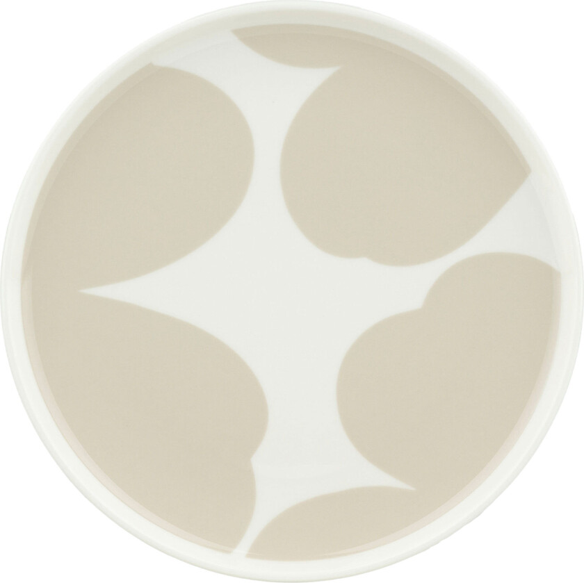 Bilde av Iso Unikko tallerken 20 cm, hvit/beige