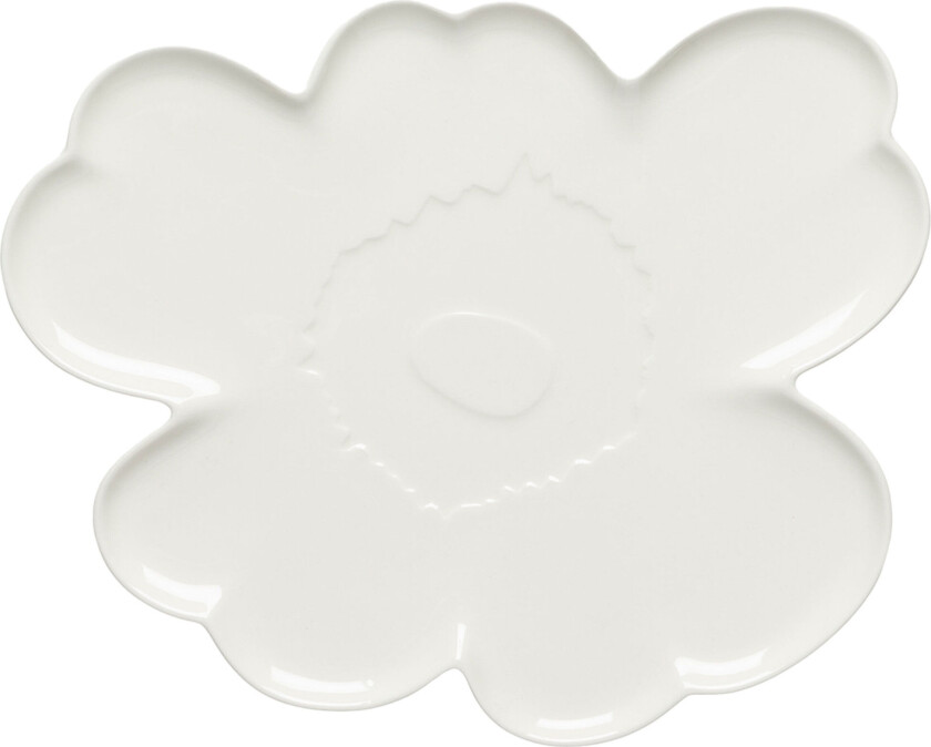Unikko Shape tallerken/serveringsfat 32 cm, hvit