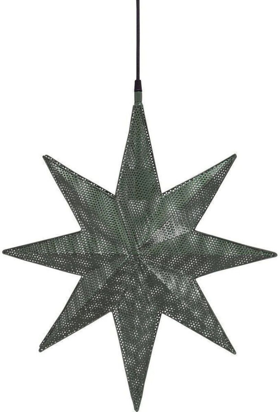 Capella adventsstjerne i metall 50 cm - Grønn