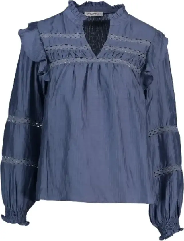 Bilde av Bluse Demi Wave, XS, Bluse Blå XS