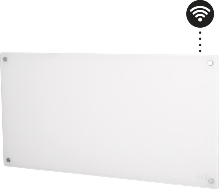 Panelovn gen4 glass wifi 1000w hvit