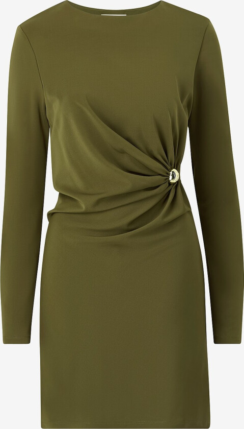 Kjole Mailey Jersey Brooch Mini Dress - Grønn