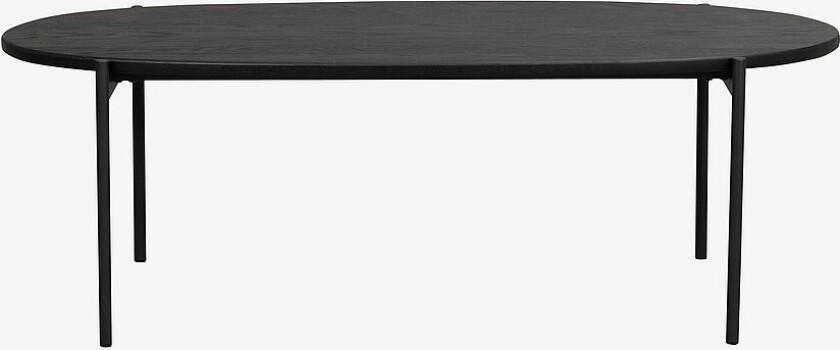 Sofabord Skye ovalt, 60 x 120 cm - Svart