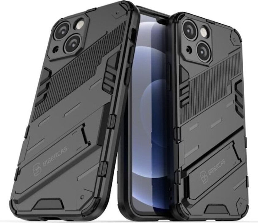 Støtsikkert hybriddeksel for iPhone 13 Mini - Svart