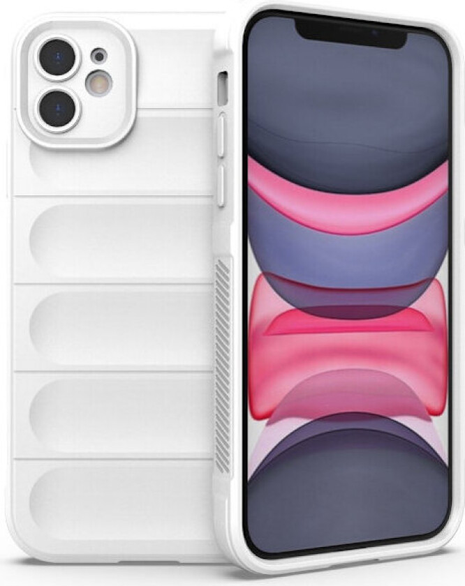 Deksel med mykt grep for iPhone 11 - Hvit