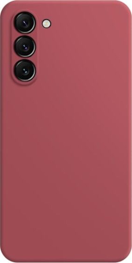 Avfaset gummiert anti-falldeksel for Samsung Galaxy S23 - Rød