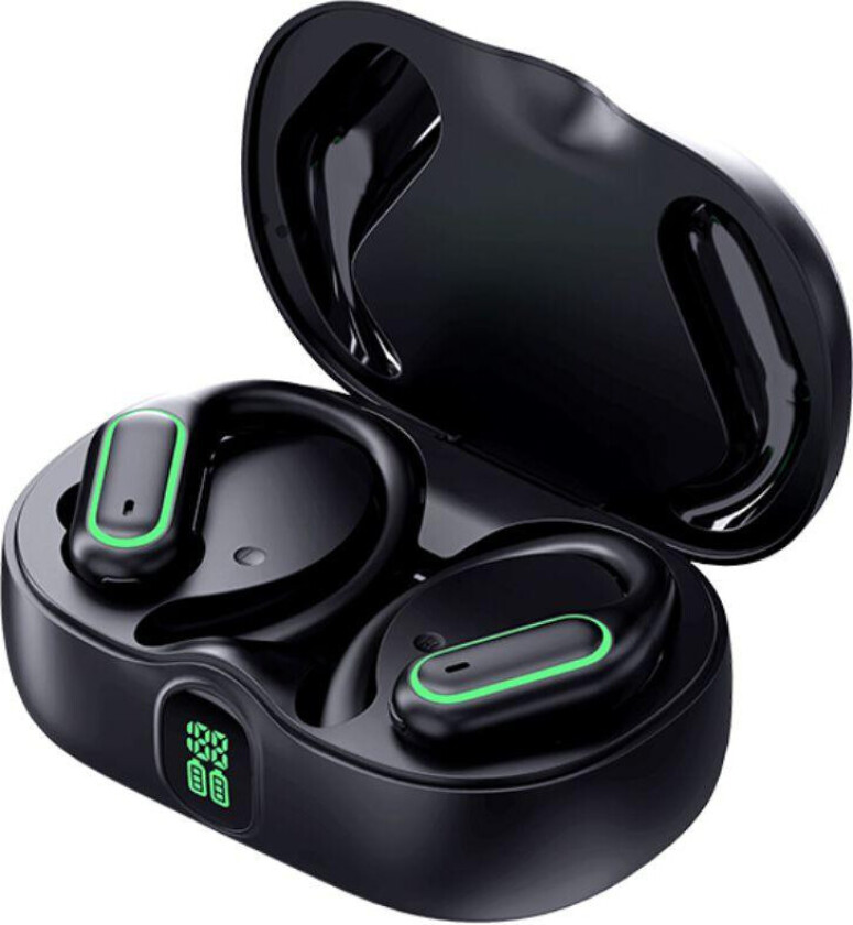 Manta Rytmo Sport Earbuds - 5 Timer, IPX4 - Svart