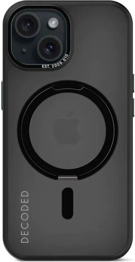 Loop Stand Backcover MagSafe Deskel til iPhone 15 - Svart