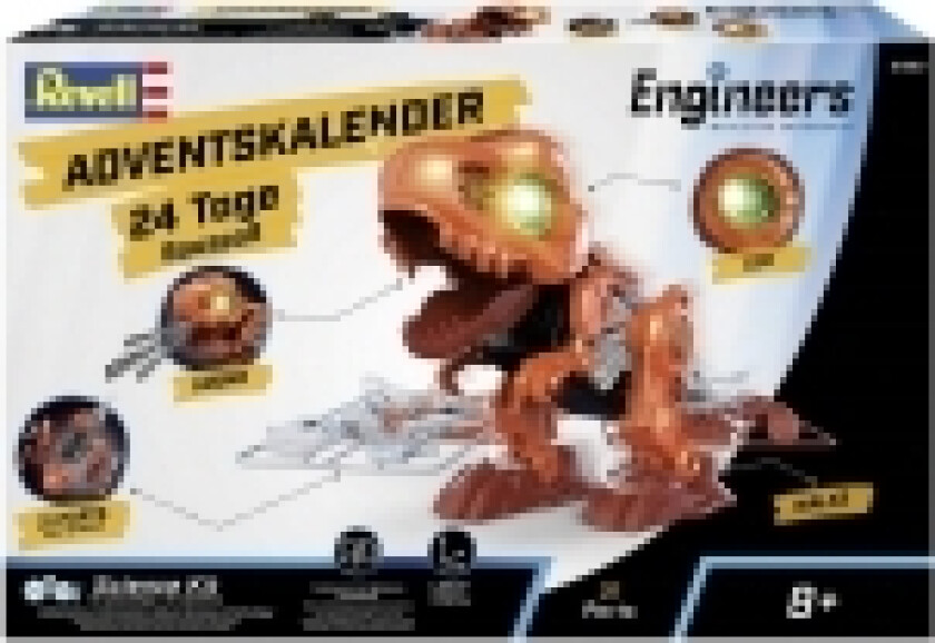 Electric T.-Rex Samlesæt, Legetøj Julekalender Aldersklasse fra 8 år