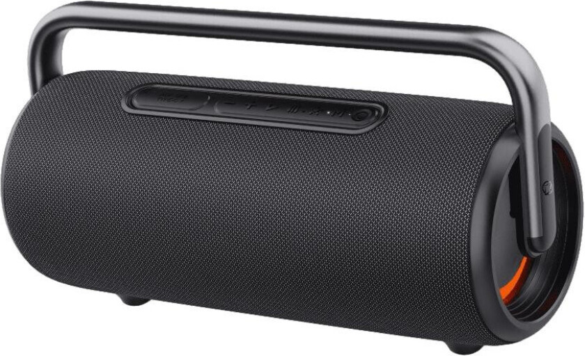 Manta SPK325 Høyttaler - 80W, Bluetooth, RGB Lys, TWS, IPX4 - Sort
