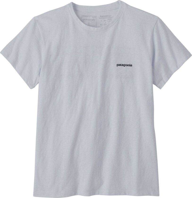 P-6 Logo Responsibili-Tee Dame White S