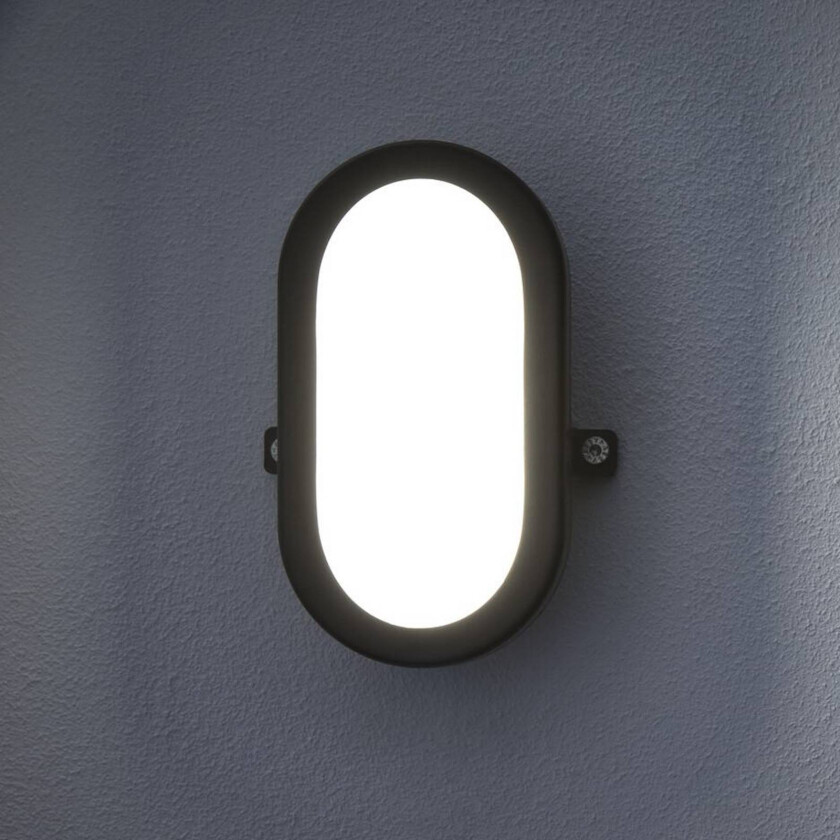 OSRAM utendørs LED-vegglampe BULKHEAD, hvit 11 W plast IP54