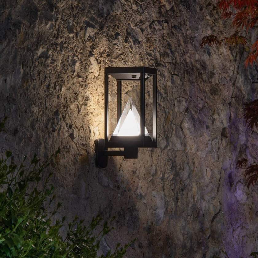 OSRAM SMART+ LED-solcellelampe for utendørs bruk ALPS, svart Sensor