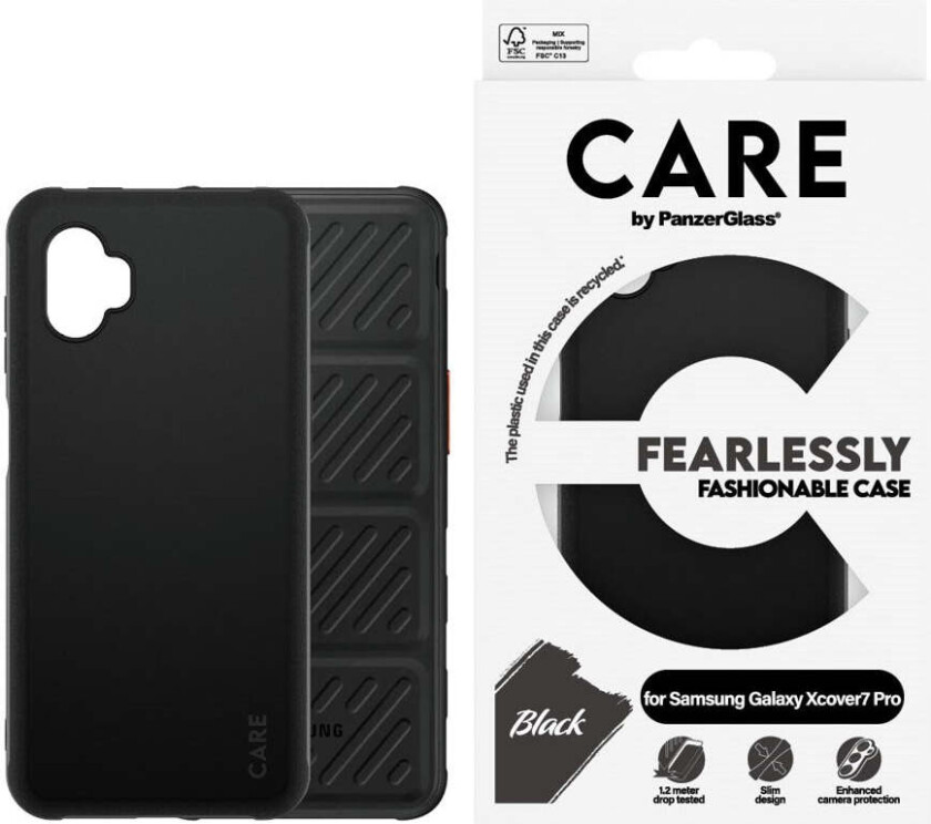 Samsung Galaxy Xcover 7 Pro FASHION Fearlessly Fashionable Deksel - Black