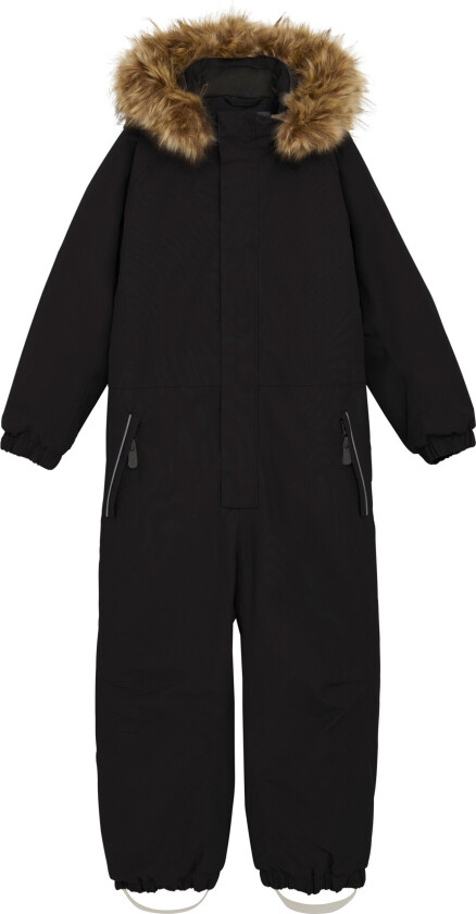 Color Kids Juniors' Coverall With Fake Fur Black 116
