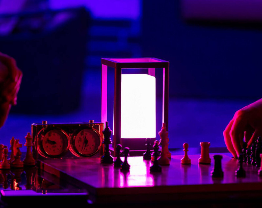 OSRAM SMART+ WiFi LED-batteridrevet bordlampe FRAME, mørkegrå IP44