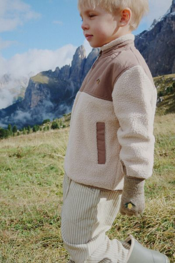 Flynn Fleece Jakke Grs Oxford Tan