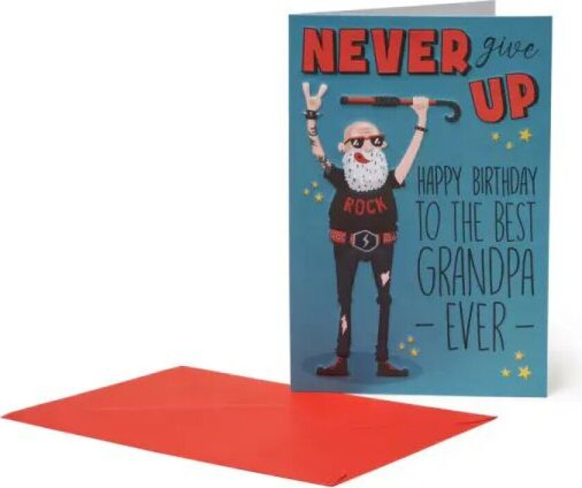 Bursdagskort – Happy Birthday Grandpa