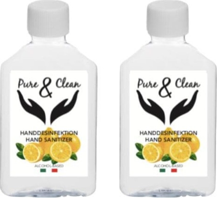 2 stk Hånddesinfeksjonsgel, hånddesinfeksjon 80ml