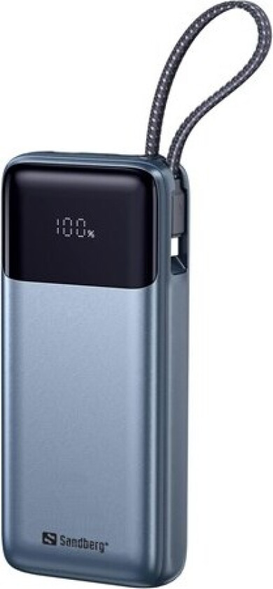 All-in1 Powerbank 20000 PD67W Nødlader - Svart - 20000 mAh