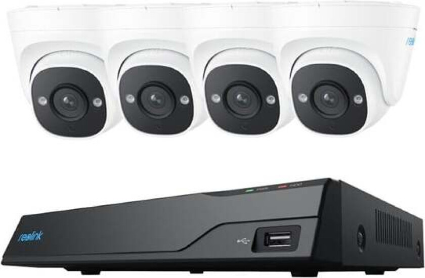 NVR + camera(s) - wired (Ethernet 10Base-T/100Base-T) - PoE AC powered