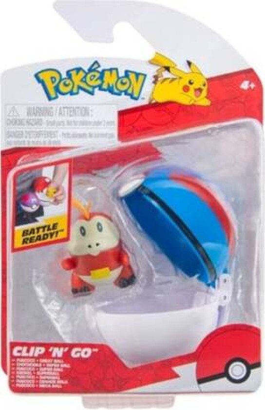 Clip N Go Fuecoco with great ball