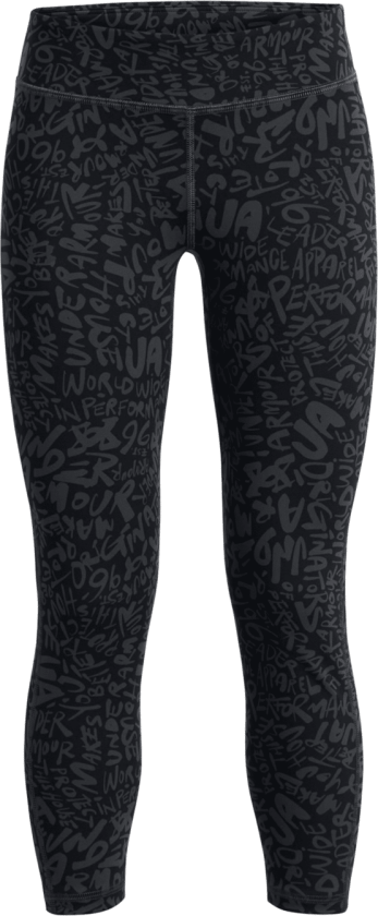 Bilde av Under Armour Motion Printed Ankle Crop, treningstights, barn Jet Gray
