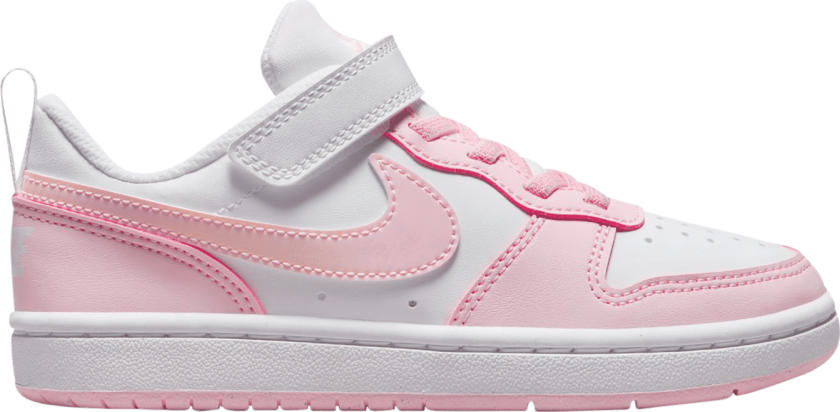 Court Borough Low Recraft Litt, sneaker, barn WHITE/PINK FOAM