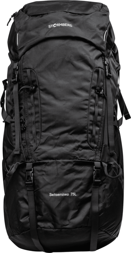 Seitseminen Backpack 75L, tursekk BLACK
