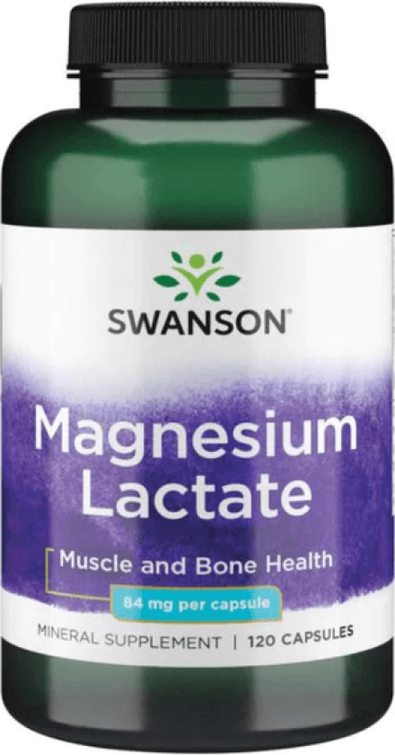 Magnesium Lactate - 120 kapsler