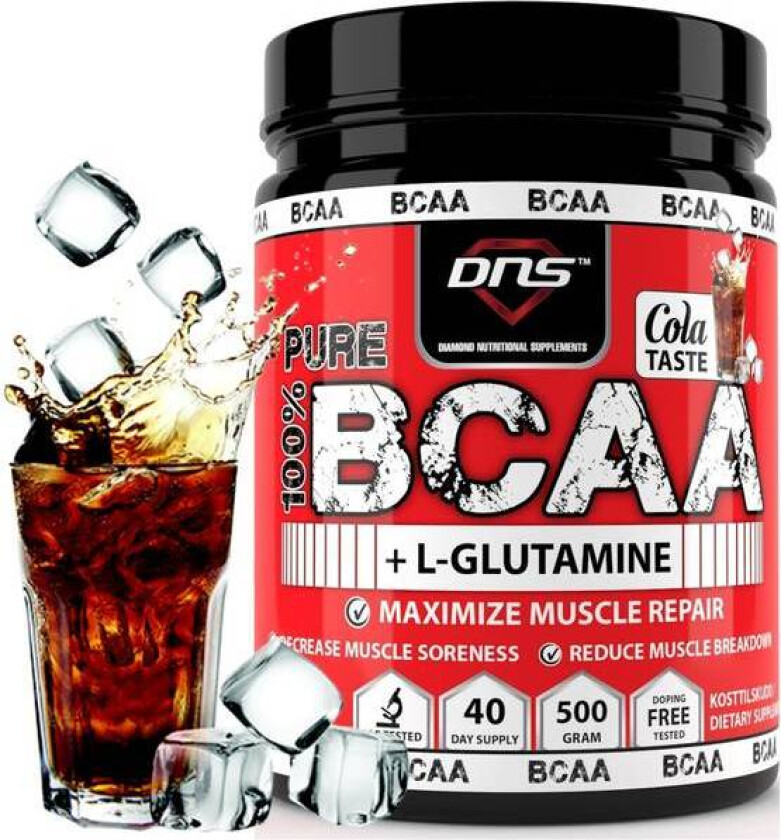 BCAA + L-Glutamin 500 gram Cola smak