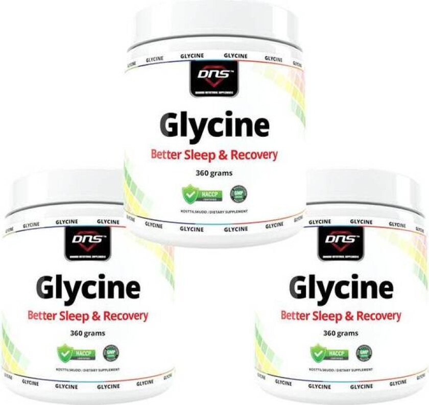 3-pack Glycine Powder - 3 x 360 gram
