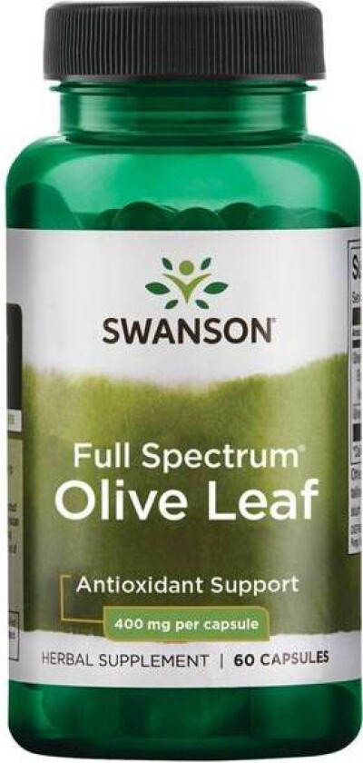 Olive Leaf Olivenblad Ekstrakt - 60 kapsler