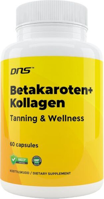 Betakaroten + Collagen + Vitamin C - 60 kapsler
